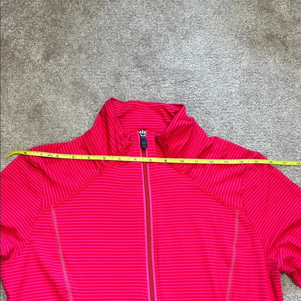 Lole Vibrant Pink Women's Athletic Zip Up Jacket Side pocket UPF 50 Size Large - Picture 6 of 11